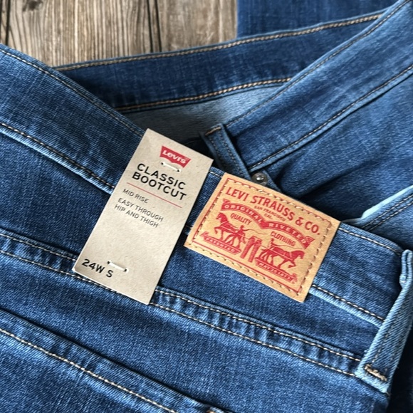Levi's jeans Classic bootcut leg denim 24w short stretch - Picture 4 of 8